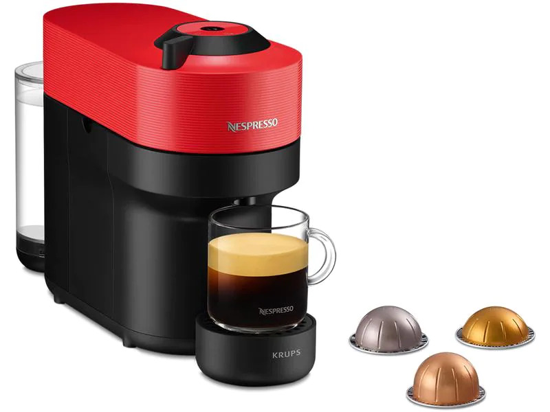Krups Kaffeemaschine Nespresso Vertuo Pop Spicy Red