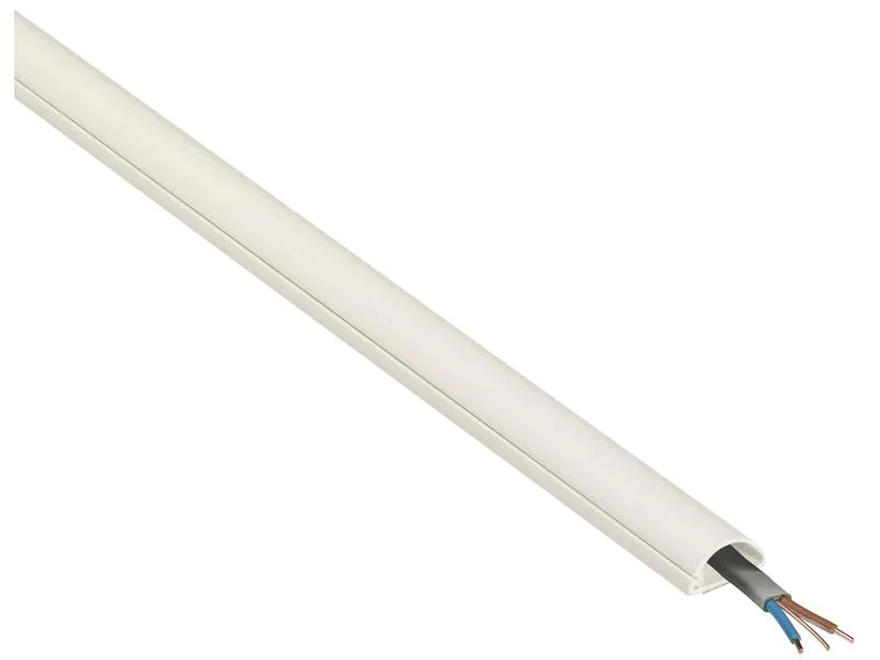 STEFFEN Kabelkanal D-Line 20 x 10 mm, 1 m, Weiss