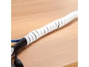 STEFFEN Kabelschlauch D-Line Tidy 10-40 x 10-40 mm, 2.5 m, Weiss