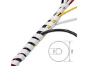 STEFFEN Kabelschlauch D-Line Tidy 10-40 x 10-40 mm, 2.5 m, Weiss