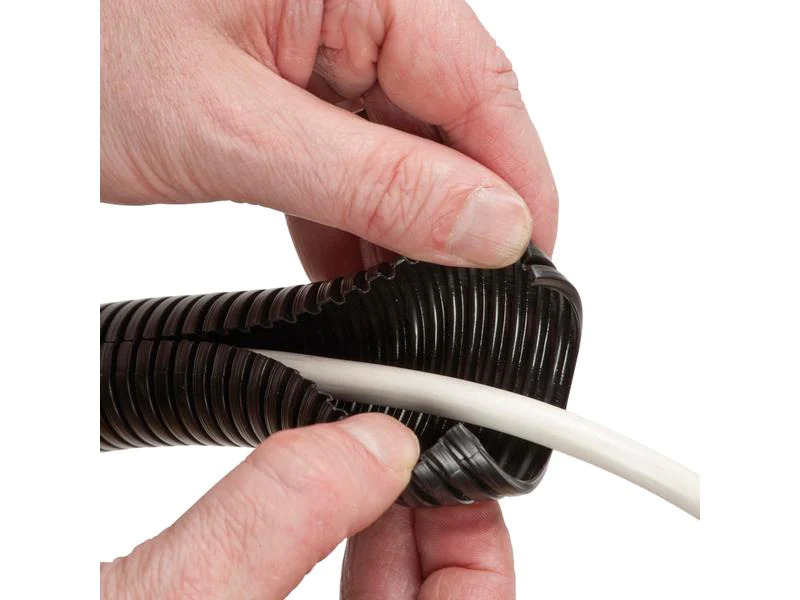 STEFFEN Kabelschlauch D-Line Tidy 32 x 32 mm, 1.1 m, Schwarz