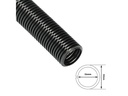 STEFFEN Kabelschlauch D-Line Tidy 32 x 32 mm, 1.1 m, Schwarz
