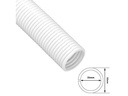 STEFFEN Kabelschlauch D-Line Tidy 32 x 32 mm, 1.1 m, Weiss