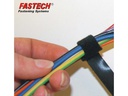 FASTECH Klettkabelbinder ETK-1-2 13 x 200 mm Schwarz, 10 Stück