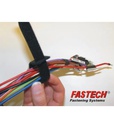 FASTECH Klettkabelbinder ETK-1-3 13 x 250 mm Schwarz, 10 Stück