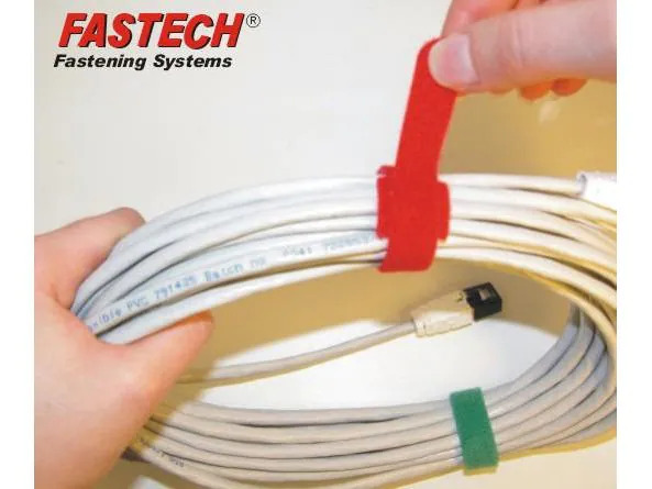 FASTECH Klettkabelbinder ETK-3-1 13 x 150 mm Rot, 100 Stück