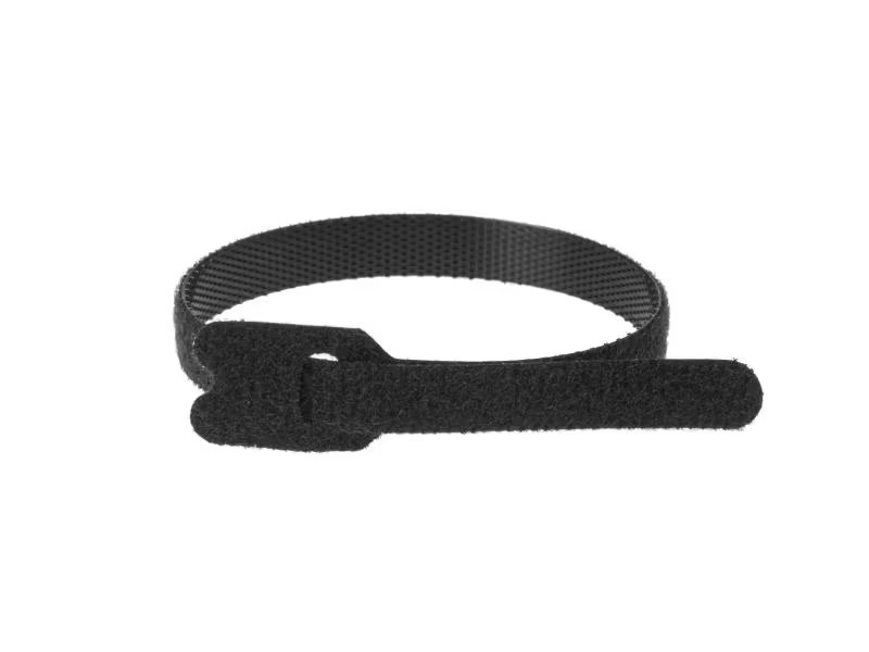 FASTECH Klettkabelbinder ETK-7-2 7 x 200 mm Schwarz, 10 Stück