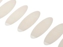 FASTECH Klettpunkte 12 x 35 mm selbstklebend Weiss, 12 Stück