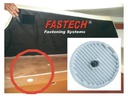 FASTECH Klettpunkte Hakenseite 25 mm &amp; 45 mm, Schwarz