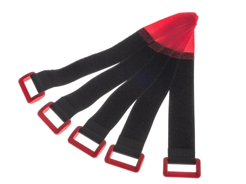FASTECH Schlaufenband FAST-VSTRAP 25 x 195 mm, Schwarz/Rot