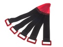 FASTECH Schlaufenband FAST-VSTRAP 25 x 195 mm, Schwarz/Rot