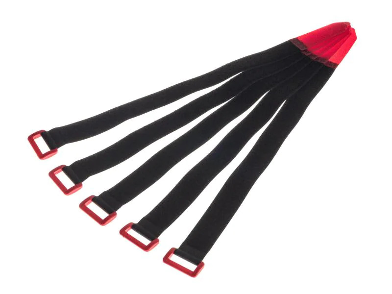 FASTECH Schlaufenband FAST-VSTRAP 25 x 360 mm, Schwarz/Rot