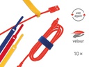 Label-the-cable Klettkabelbinder BASIC STRAPS 14 x 170 mm RGB, 10 Stück
