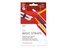 Label-the-cable Klettkabelbinder BASIC STRAPS 14 x 170 mm RGB, 10 Stück