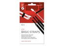 Label-the-cable Klettkabelbinder BASIC STRAPS 14 x 170 mm Schwarz, 10 Stück