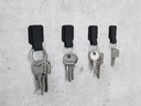Label-the-cable Klettkabelhalter WALL STRAPS 3 x 9 cm Schwarz, 10 Stück