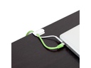Label-the-cable Klettkabelhalter WALL STRAPS 3 x 9 cm Weiss, 10 Stück