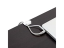 Label-the-cable Klettkabelhalter WALL STRAPS 3 x 9 cm Weiss, 10 Stück