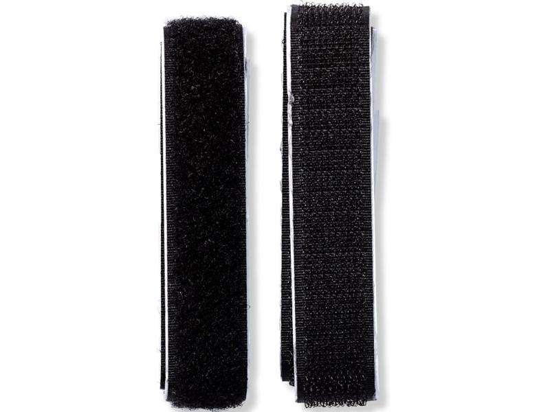 Prym Klettbandverschluss 60 cm, selbstklebend, Schwarz