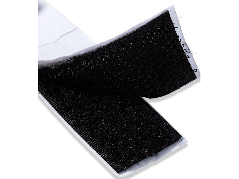 Prym Klettbandverschluss 60 cm, selbstklebend, Schwarz