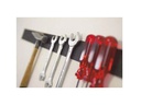 tesa Klettband-Rolle On &amp; Off 50 mm x 1 m, Schwarz