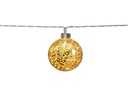 Star Trading LED-Lichterkette Glitter, Gold 10 × Lampen