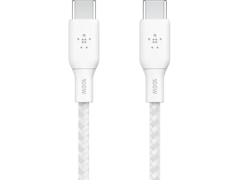 Belkin USB-Kabel Boost Charge USB C - USB C 2 m Weiss