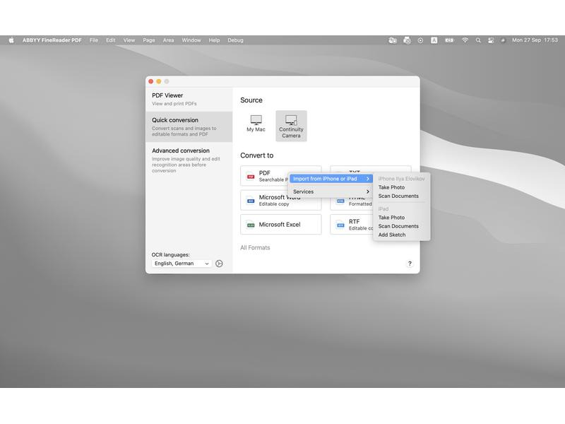 ABBYY FineReader PDF for MAC ESD, Subscription, Single User, 1yr