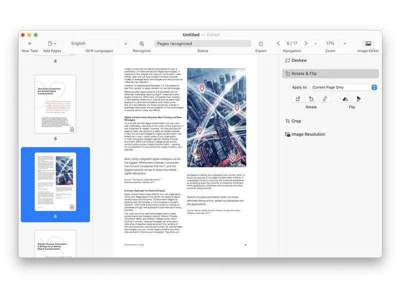 ABBYY FineReader PDF for MAC ESD, Subscription, Single User, 1yr