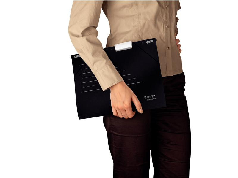 Leitz Hängeregister Alpha Active Schwarz, 5 Stück