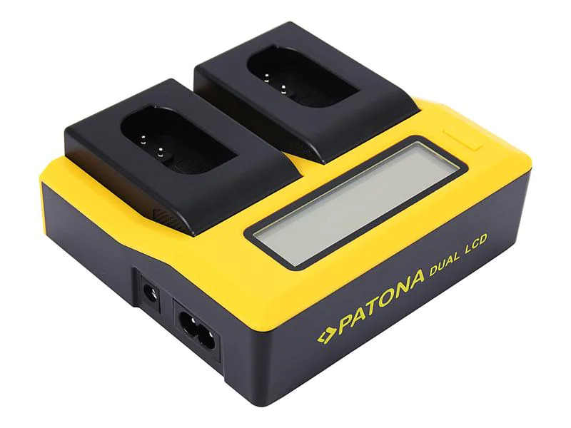Patona Ladegerät Dual LCD USB – Panasonic DMW-BLK22