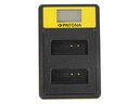 Patona Ladegerät Smart Dual LCD USB Canon LP-E12