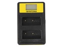 Patona Ladegerät Smart Dual LCD USB Fujifilm NP-W126