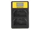Patona Ladegerät Smart Dual LCD USB Nikon EN-EL15