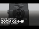 Zoom Videokamera Q2n-4K