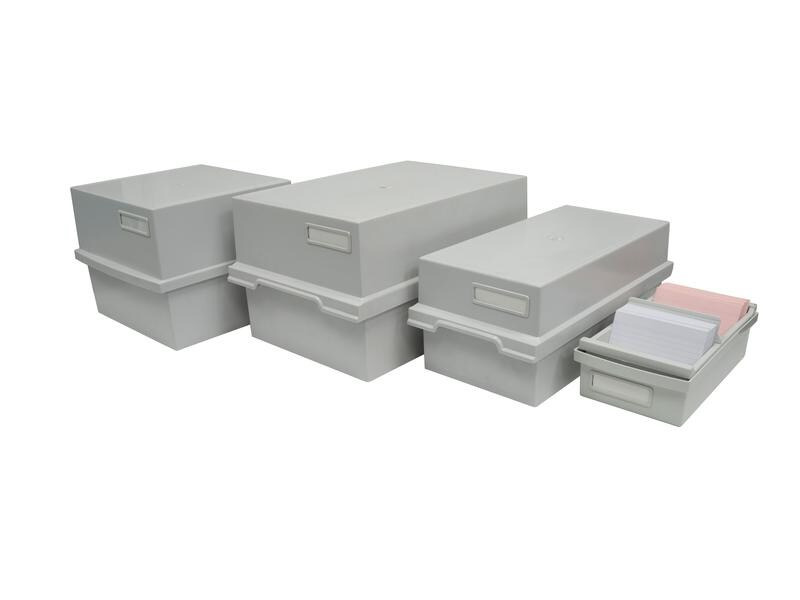 Exacompta Karteibox A7, Grau