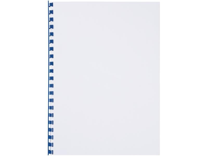 GBC Binderücken Ø 10 mm, Blau, 100 Stück