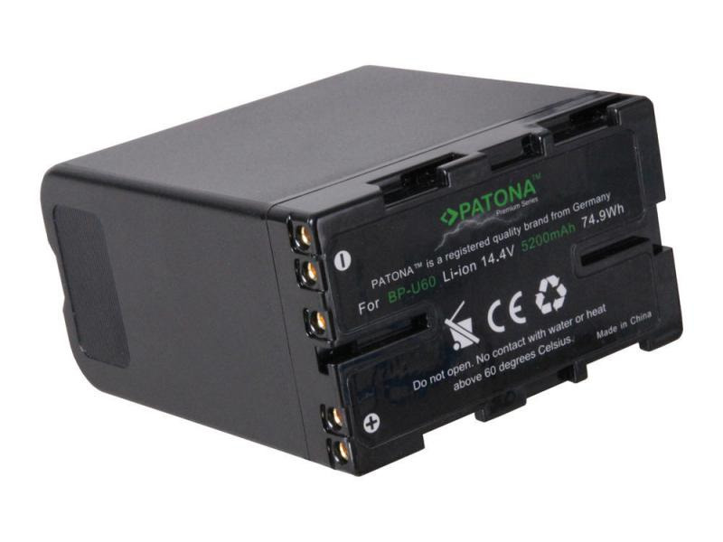 Patona Videokamera-Akku BP-U60