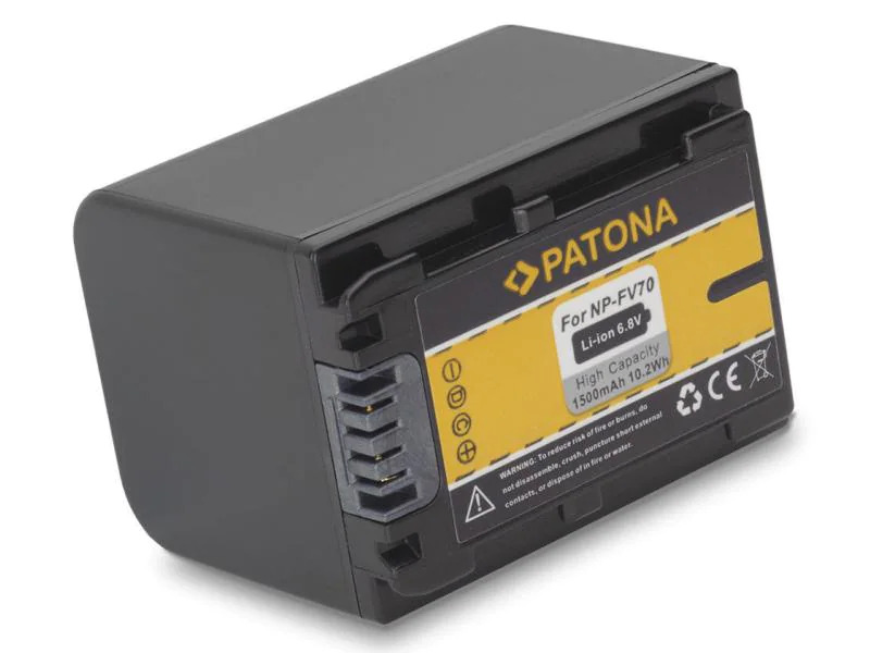 Patona Videokamera-Akku NP-FV70