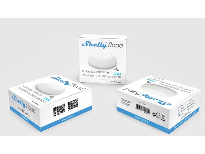 Shelly Flood WiFi-Flood &amp; Temperatur Sensor