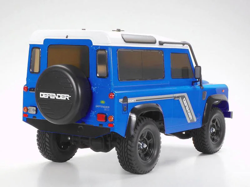 Tamiya Scale Crawler Land Rover Defender D90 Blau, CC-02 1:10, Kit