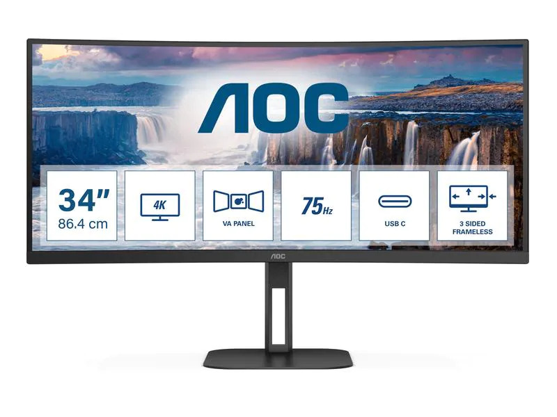 AOC Monitor CU34V5C/BK