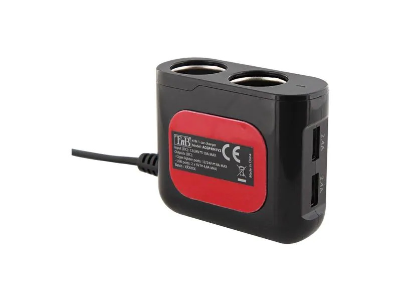 T`nB Autoladegerät TB-ACGP4IN1 V2 24 W