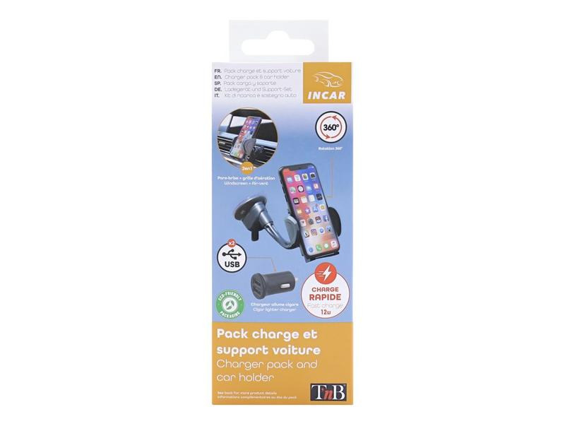 T`nB Smartphone-Halterung Set, 3 in 1 PHONEPACK1