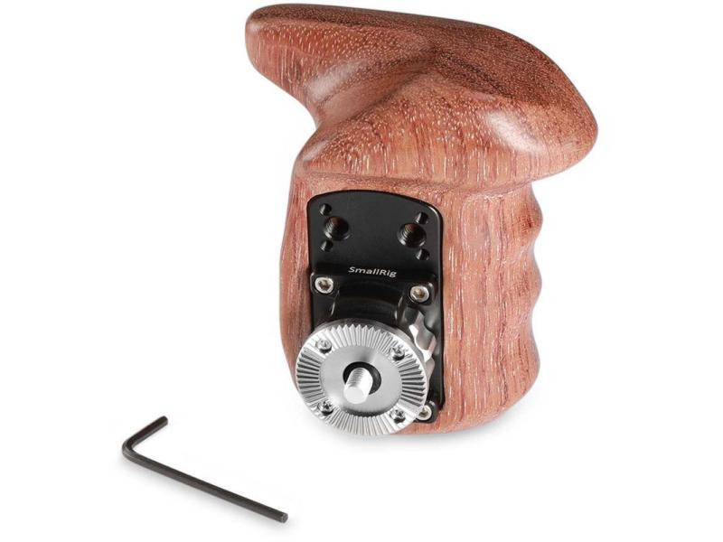 Smallrig Left Side Wooden Grip With Arri Rosette