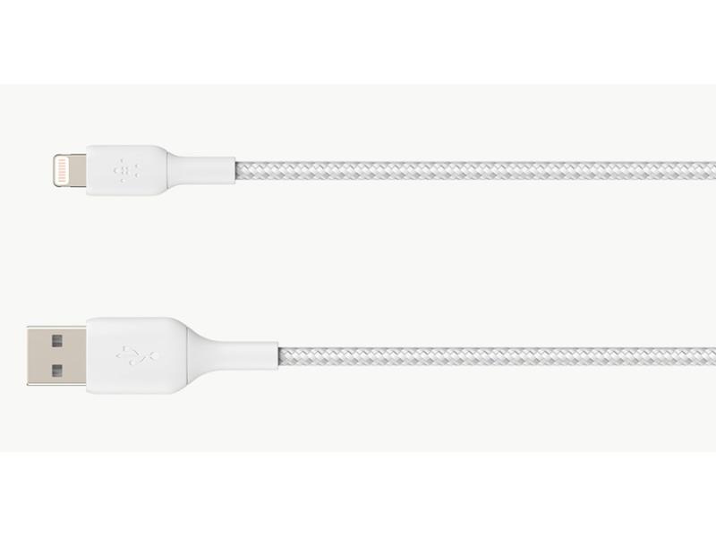 Belkin USB-Ladekabel Braided Boost Charge USB-A - Lightning 1 m
