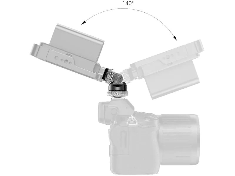 Smallrig Swivel and Tilt Monitor Mount With Cold Shoe