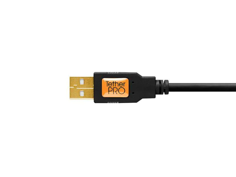 Tether Tools Kabel TetherPro USB 2.0 A / Mini B 5 Pin 4.6 Meter – Black