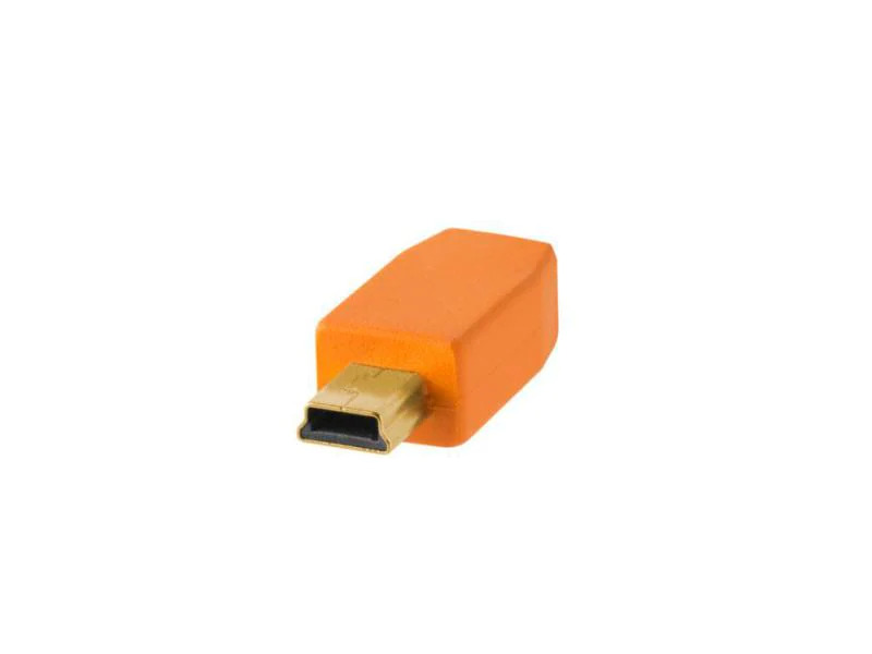 Tether Tools Kabel TetherPro USB 2.0 A / Mini B 5 Pin 4.6 Meter – orange