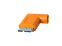 Tether Tools Kabel USB-C 3.0 – Micro-B Right Angle 4.6 Meter – orange